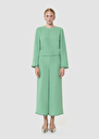 Positive green crepe pants Green, Poppy TARA JARMON