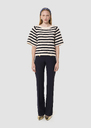 Priss ecru knit sweater Off-white TARA JARMON