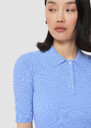 Paloma blue fine knit sweater Horizon, Vanilla TARA JARMON