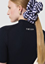 Perla midnight blue ribbed knit sweater Night, Off-white, Pink TARA JARMON