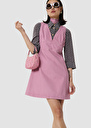 Ricky pink cotton denim dress Old pink TARA JARMON