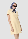 Rehane yellow double canvas dress Vanilla TARA JARMON