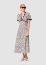 Raoulita ecru mini hearts print dress Craie TARA JARMON