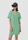 Ruban green crepe dress Green TARA JARMON