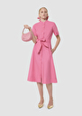 Ricochet pink poplin dress Pink, Pistache TARA JARMON
