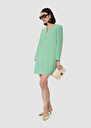 Rheala green crepe dress Green, Off-white, Poppy TARA JARMON