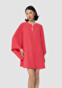 Raonie red crepe dress Green, Off-white, Poppy TARA JARMON