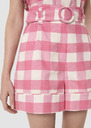 Shelby pink gingham short Green, Night, Pink TARA JARMON