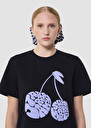 Taracherry midnight blue jersey T-shirt Night TARA JARMON