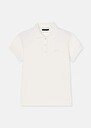 Tammy white cotton polo shirt Pistache, White TARA JARMON