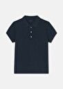Tammy midnight blue cotton polo shirt Night, Pistache, White TARA JARMON