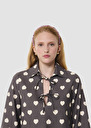 Tao grey Top with white hearts Grey TARA JARMON