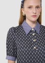 Tilly midnight blue floral print top Night TARA JARMON
