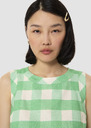 Tepee green gingham top Green, Night, Pink TARA JARMON