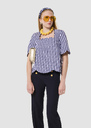 Timothee midnight blue gingham top Mimosa, Night TARA JARMON