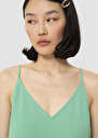 Tamara green crepe top Green, Night, Off-white TARA JARMON