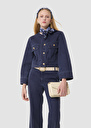 Vick blue dark denim jacket Indigo TARA JARMON