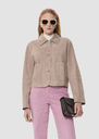 Victor grey velvet leather jacket Grey TARA JARMON