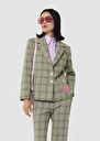 Valy green tartan jacket Lime tree, Night, Off-white TARA JARMON