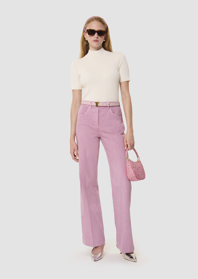 Jerome pink denim jean Old pink TARA JARMON
