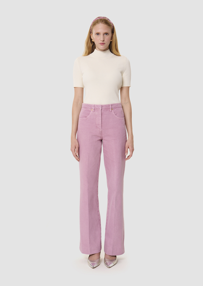 Jerome pink denim jean Old pink TARA JARMON