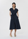 Rosia midnight blue poplin dress Night, Pink TARA JARMON