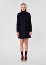 Madeline coat midnight blue woolen cloth Night TARA JARMON