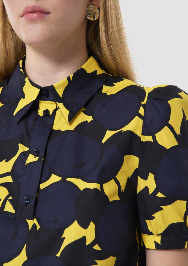 Titouan yellow cherries print top Mimosa TARA JARMON