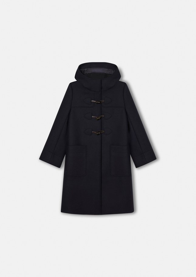 Manoela midnight blue wool coat Night TARA JARMON