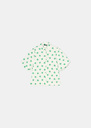 Calypso green hearts print shirt Pistache TARA JARMON