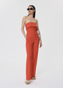 Poupee red tailored wool pants Off-white, Poppy TARA JARMON