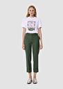 Philippa green tailored wool pants Rosewood, Thym TARA JARMON