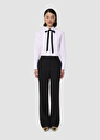Poupette black tailored canvas pants Black TARA JARMON