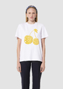 Taracherry white jersey T-shirt Mimosa, Night TARA JARMON