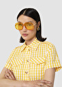 Taormina yellow gingham top Mimosa, Night TARA JARMON