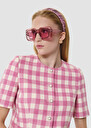 Vanita pink gingham jacket Bonbon TARA JARMON