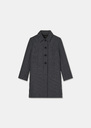 Madeline grey caban coat Gray grey TARA JARMON