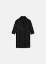 Milo black caban coat Black TARA JARMON