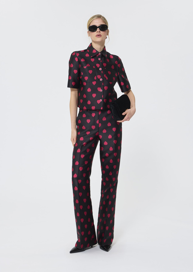 Carolane shirt black with heart print Black TARA JARMON