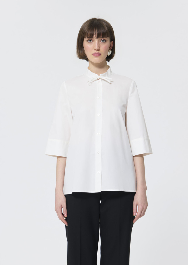 Clea shirt white poplin White TARA JARMON