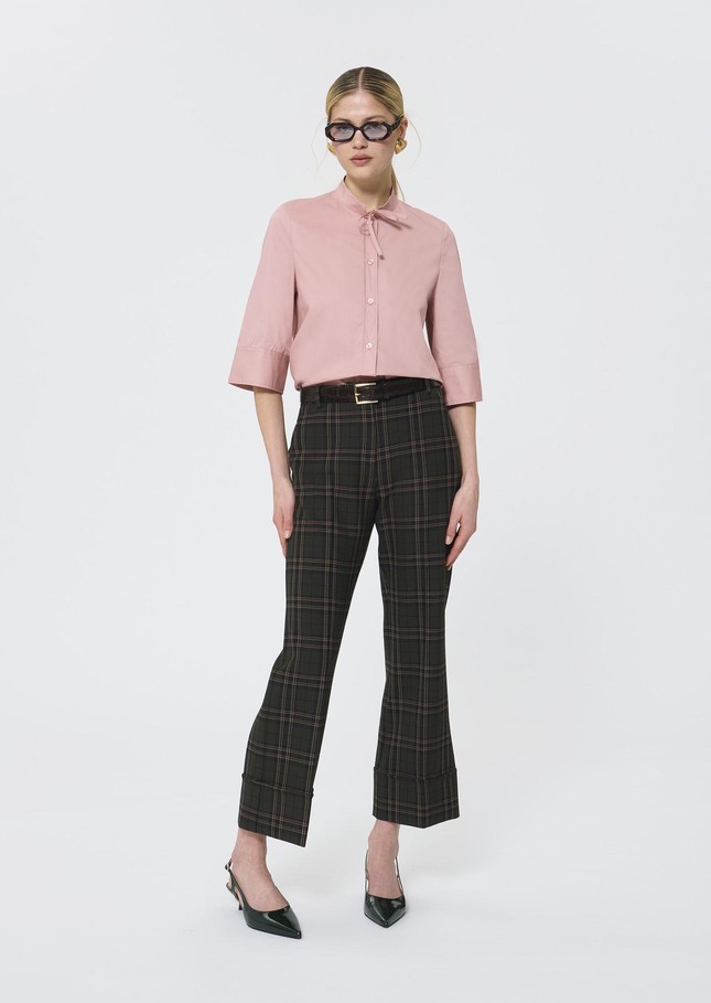Clea shirt pale pink poplin Blush TARA JARMON