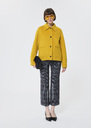 Ben Jacket lemon yellow double-sided wool Lemon yellow TARA JARMON