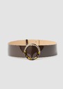 Lauren Belt brown patent leather Chocolate TARA JARMON