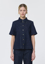 Camilia shirt navy denim Denim, Navy, Nut brown TARA JARMON
