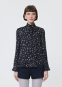 Colette shirt midnight blue floral print Night TARA JARMON