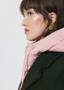 Removable Daria hood pale pink Blush, Garnet, Horizon, Lemon yellow TARA JARMON