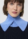 Eclipse Detachable Collar sky blue wool Black, Horizon, Night TARA JARMON