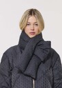 Ethan quilted scarf black Black, Blush, Vert anglais TARA JARMON