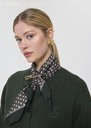 Effy Stole English green silk Vert anglais TARA JARMON
