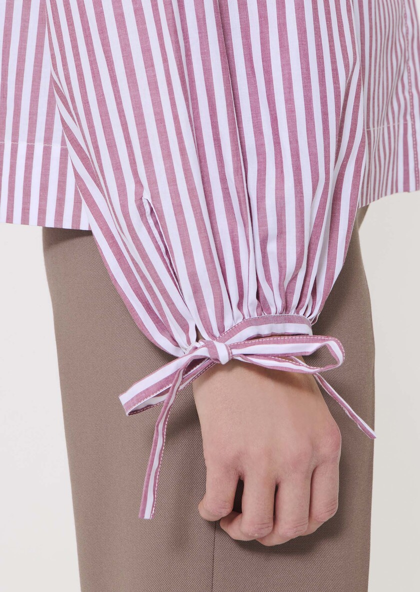 Calyette Shirt pink striped poplin Rosewood TARA JARMON